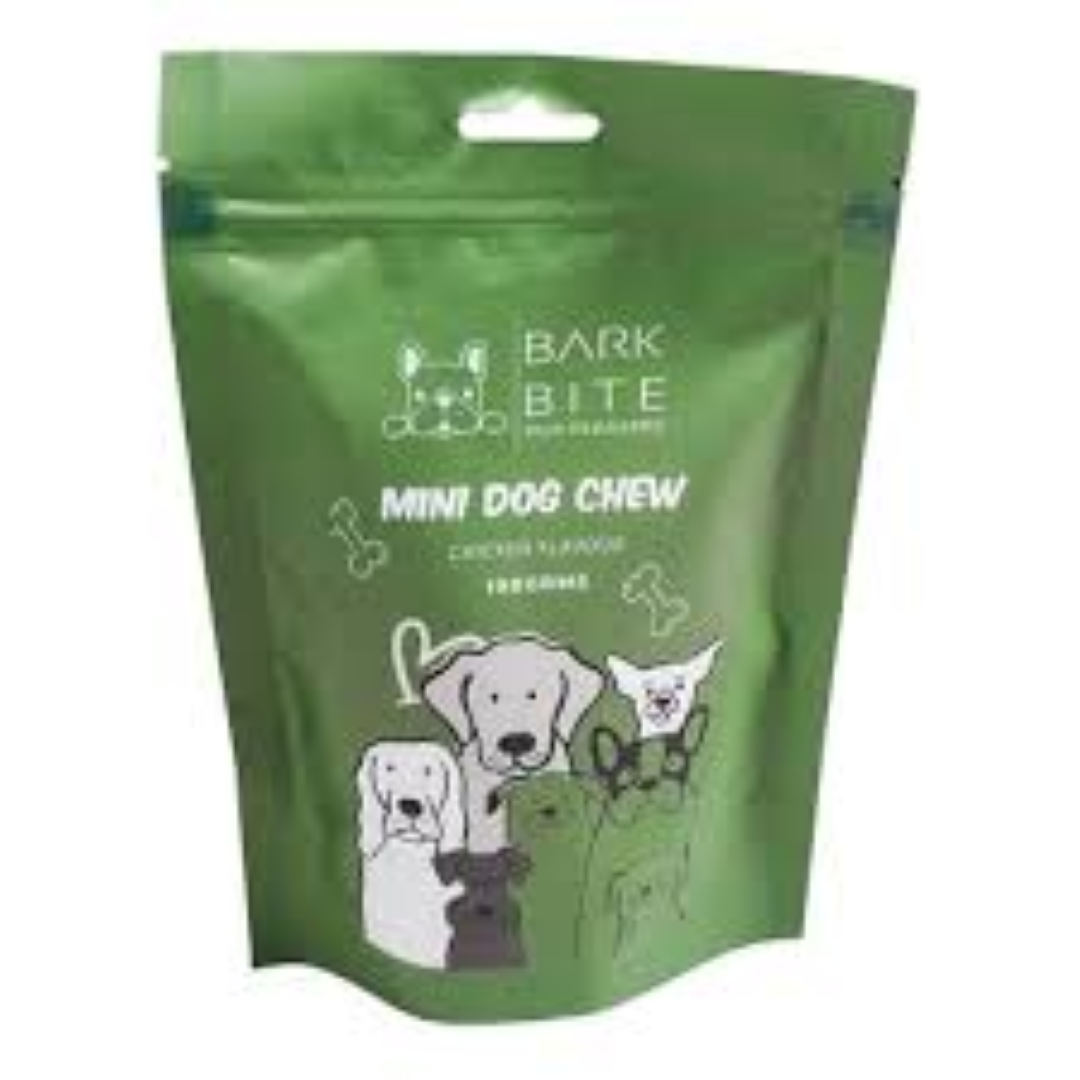 BARK BITE MINI DOG CHEW 100G CHICKEN